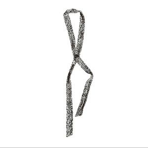 Animal Print Long Thin Scarf